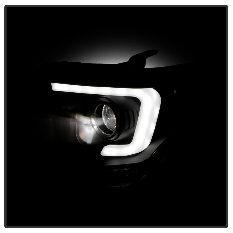 SPYDER 14-17 Toyota Tundra(SR/SR5) Light Bar Projector Headlights - LED - Black PRO-YD-TTU14AP-BK 5088055 5088055 User 5