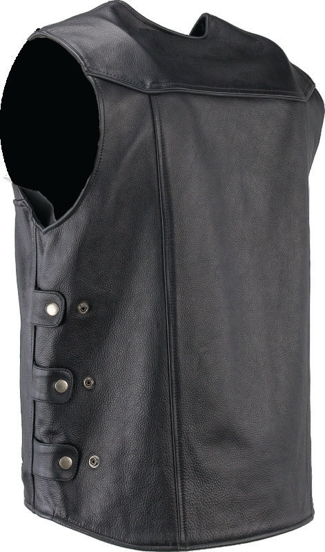 Kuryakyn Leather By River Road Plains Leather Vest Black - Small 094405 094405 User 1