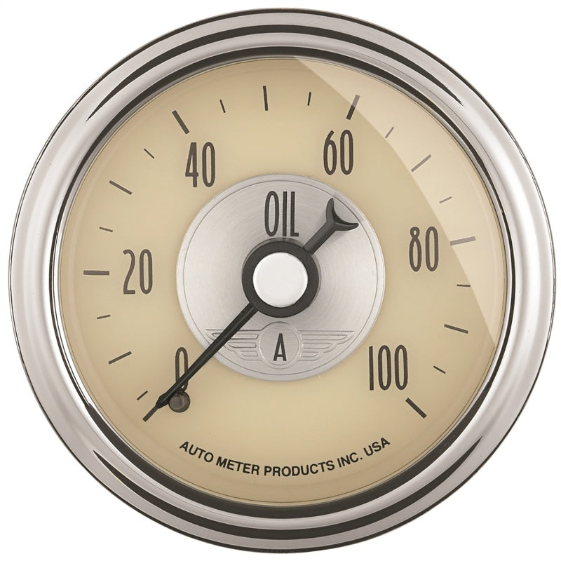 Autometer Prestige Series 52mm 0-100 PSI Mechnical Oil Pressure Gauge 2021 2021 Photo - Primary