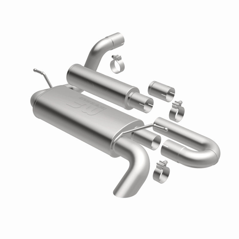 Magnaflow 18-23 Jeep Wrangler JL 2.0L/3.6L Overland Series Axle-Back Exhaust 19620 19620 360 Degree Image Set
