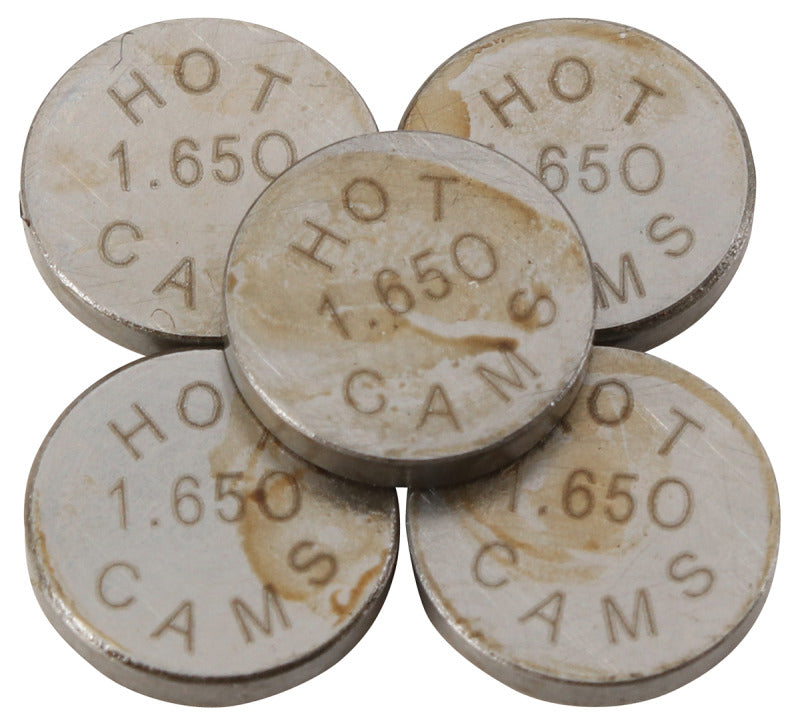 Hot Cams 04-08 400 DVX/02-16 CRF 450 R 1.650mm Shim Kit - 5 Pack 5PK948165 5PK948165 Photo - Primary