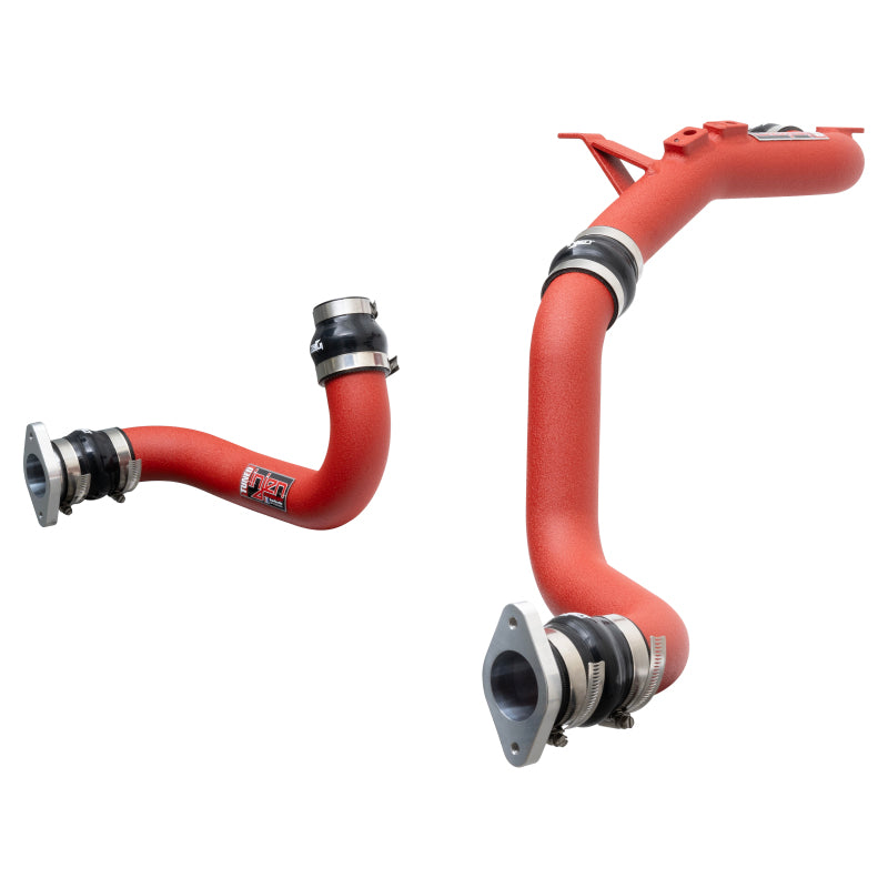 Injen 22-23 Honda/Acura Civic/Si/Integra 1.5L Turbo Aluminum Intercooler Pipe Kit - Wrinkle Red SES1586ICPWR SES1586ICPWR Photo - Unmounted