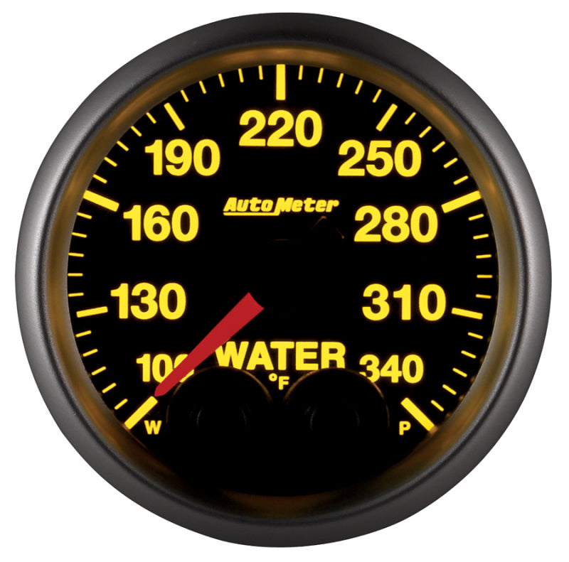 Autometer Gauge, Water Temp, 2 1/16", 340 Deg. F, Stepper Motor w/Peak & Warn 5655 User 8