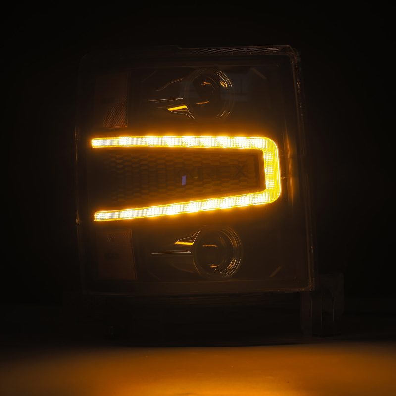 AlphaRex 14-15 Chevy 1500 PRO-Series Projector Headlights Black w/ Sequential Signal & DRL 880245 880245 User 4