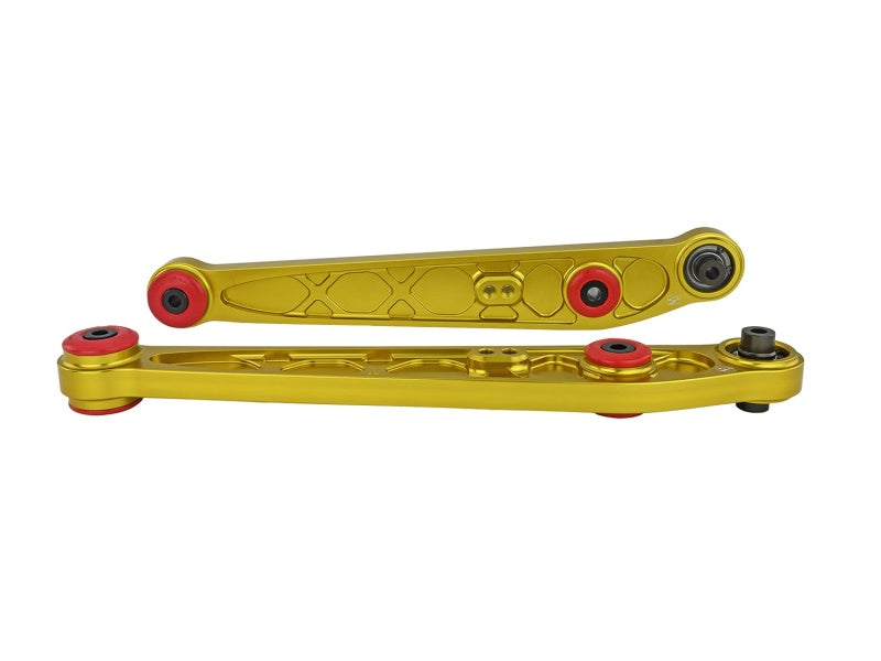 Skunk2 Honda/Acura EK Alpha Series Rear Lower Control Arm Set - Gold 542-05-1210 Photo - Unmounted