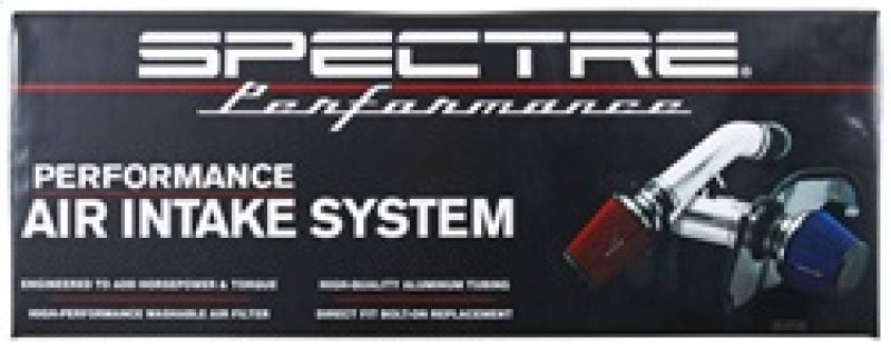 Spectre 10-12 Chevy Camaro V8-6.2L F/I Air Intake Kit - Clear Anodized w/Red Filter 9908 9908 Photo - in package
