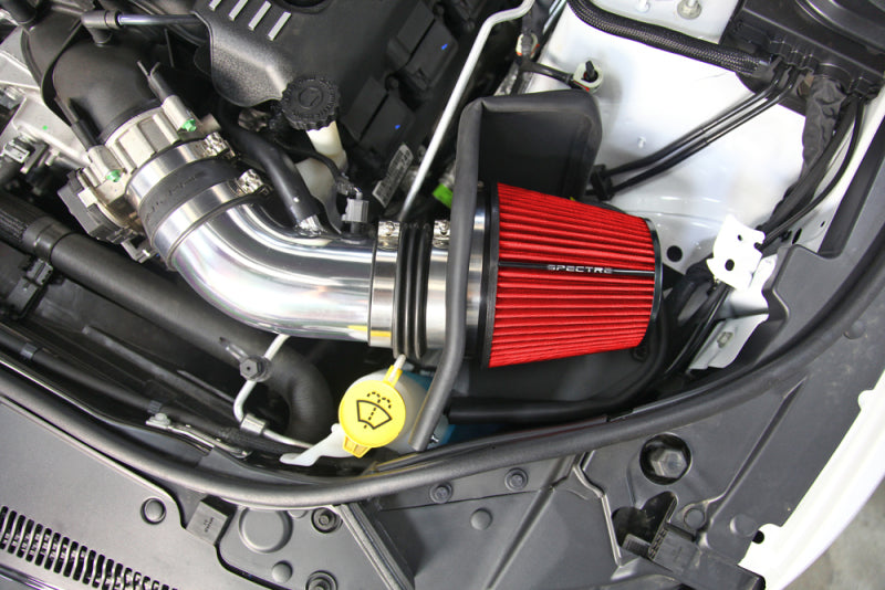 Spectre 12-18 Jeep Grand Cherokee V8-6.4L F/I Air Intake Kit - Polished w/Red Filter 9039 9039 Photo - Mounted