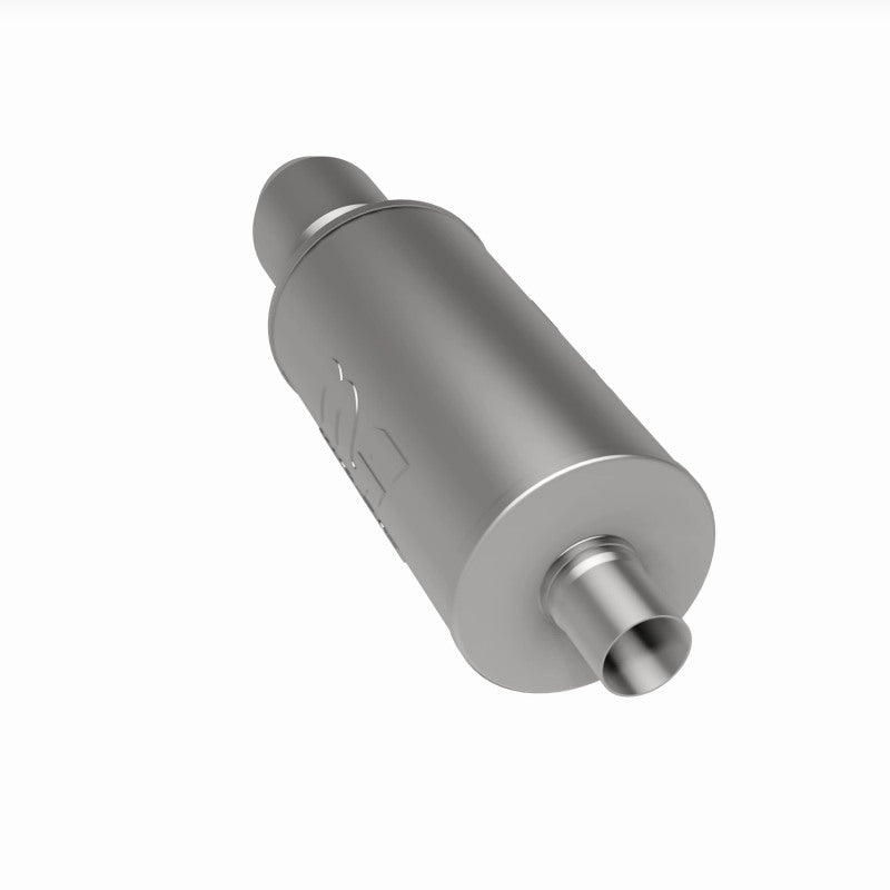 MagnaFlow 7" Round Center/Center Performance Muffler With Tip 14836 360 Degree Image Set