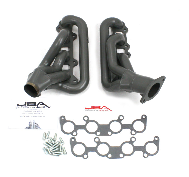 JBA 15-20 Ford Mustang 5.0L Coyote 1-3/4in Primary Ti Ctd Cat4Ward Header 1689SJT 1689SJT Photo - Primary