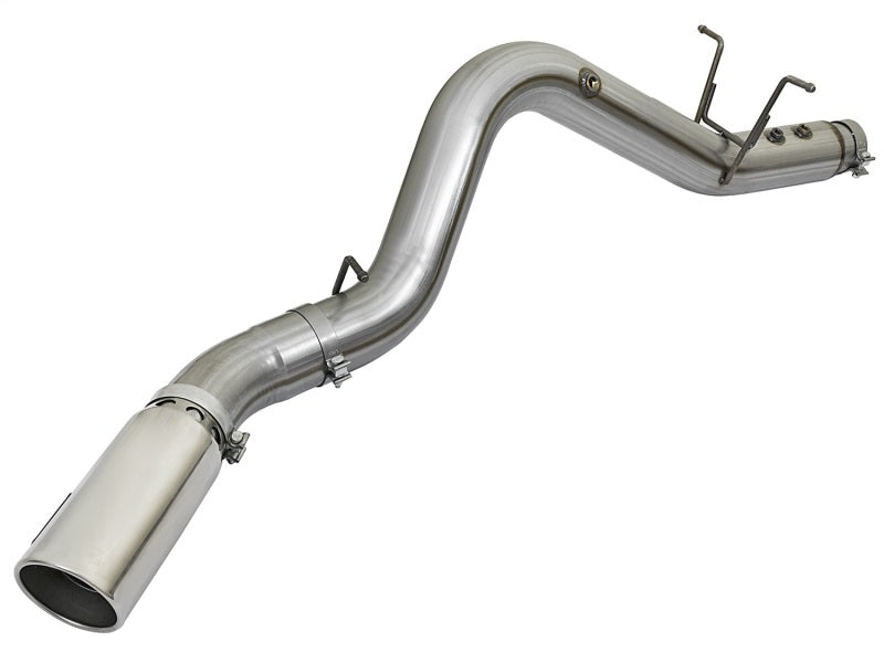 aFe Large Bore-HD 4in 409 Stainless Steel DPF-Back Exhaust System 49-44085-P Photo - Unmounted