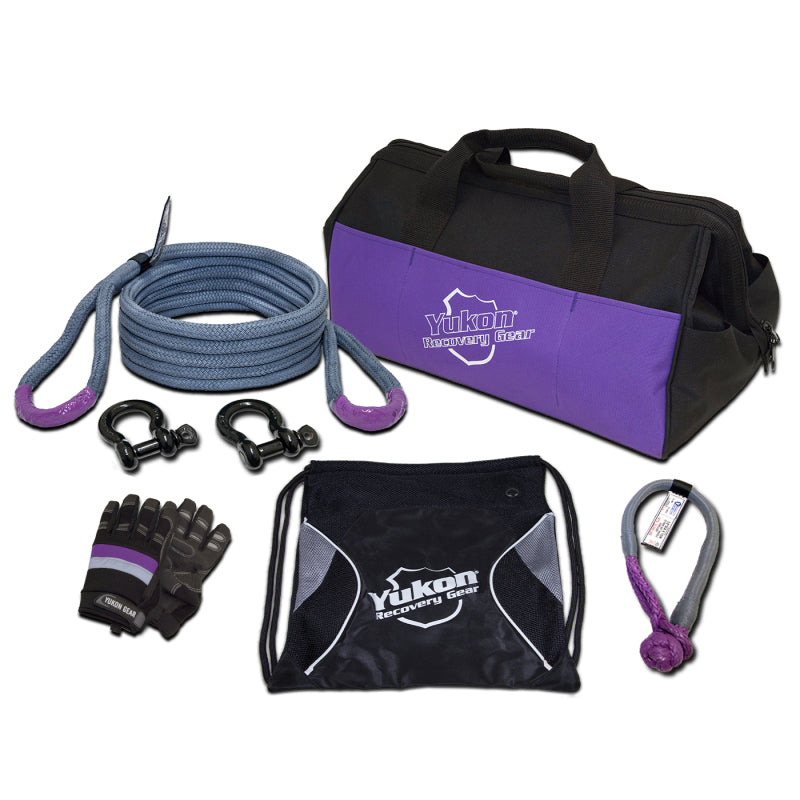 Yukon Gear & Axle Yukon Recovery Gear Kit w/ 3/4in. Kinetic Rope Tow Strap YRGKIT-2 YRGKIT-2 Photo - Primary