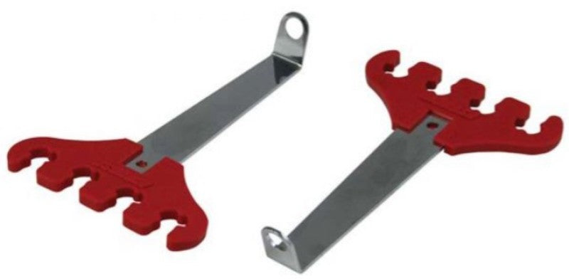 Moroso Spark Plug Wire Accessories Four Hole Loom Kit; Red; 7-9mm (Universal) 72181 User 1