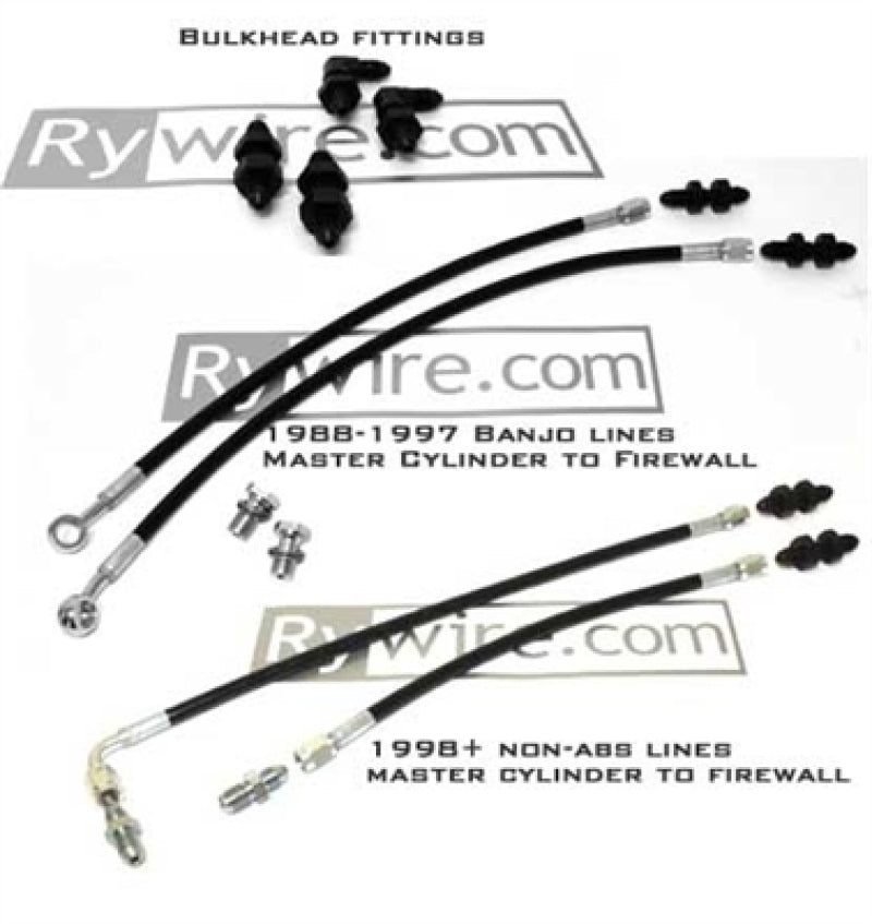 Rywire Proportion Valve Relocation Kit (Drop Ship Only - On PO Note Vehicle and Master Cyl Type) RY-PROPORTION-VALVE-RELOCATION-KIT RY-PROPORTION-VALVE-RELOCATION-KIT Photo - Primary