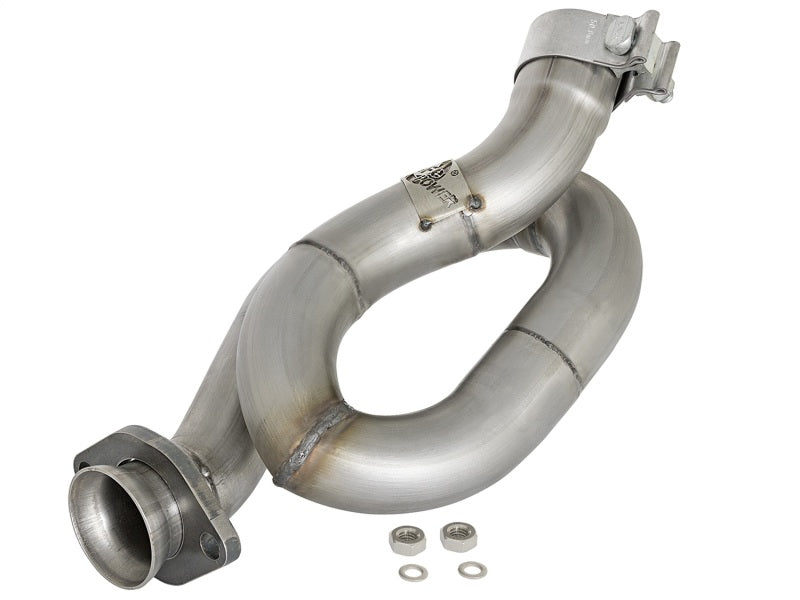 aFe Twisted Steel Loop Relocation Pipe Jeep Wrangler (Jk) 12-18 V6-3.6L 48-48021 Photo - Primary