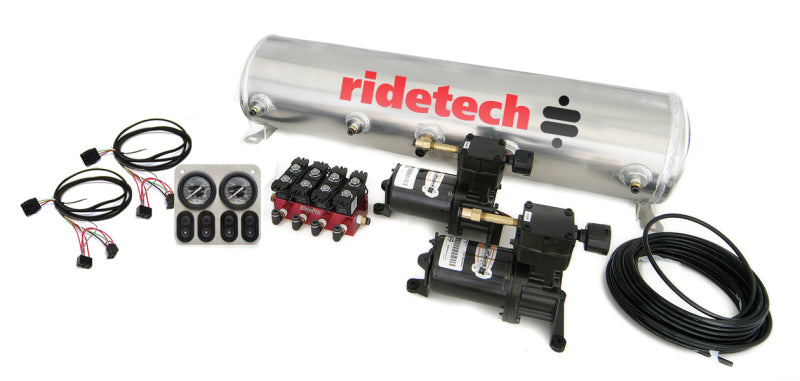 Ridetech 5 Gallon 4-Way Analog Air Ride Compressor Leveling System 30154100 30154100 Photo - Primary
