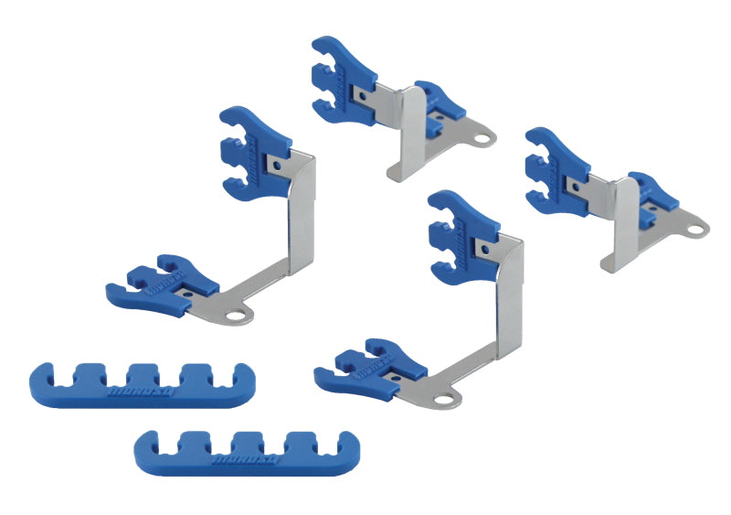 Moroso Spark Plug Wire Accessories Show Car Loom Kit; Blue.; 7-9mm Universal 72170 Photo - Primary