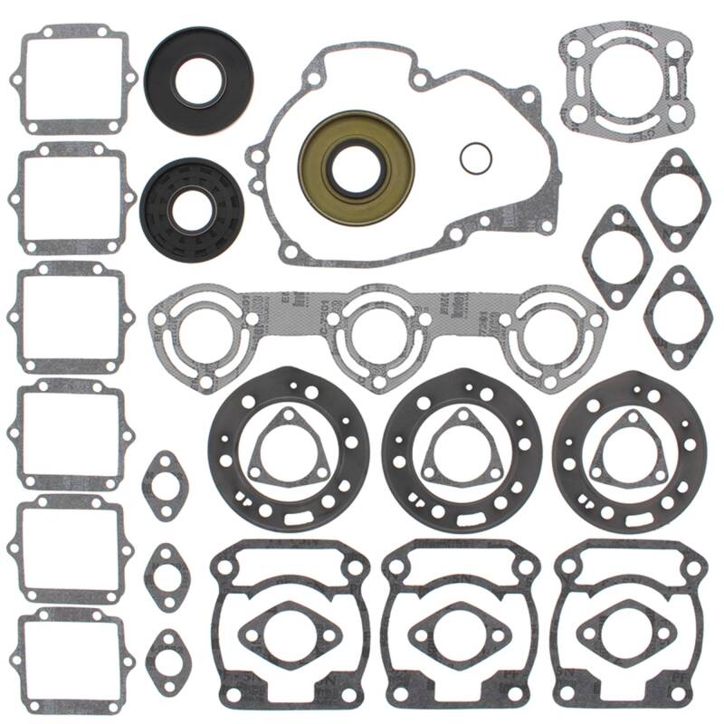 Vertex Pistons Vertex Gaskets 93-95 Polaris SLT750/SL750 Complete Gasket Kit w/ Oil Seals 611802 611802 Photo - Primary