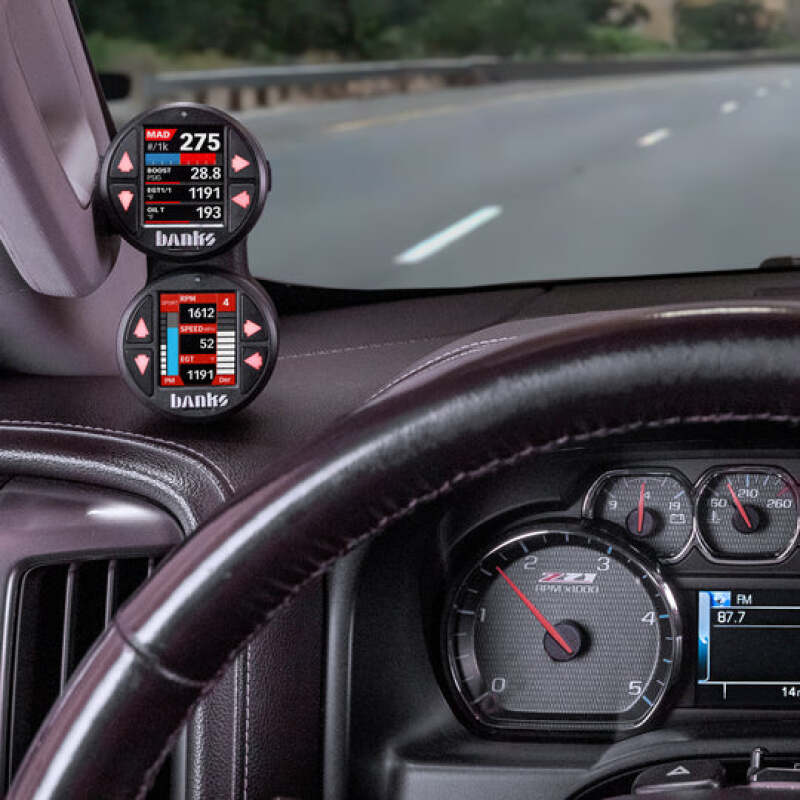 Banks Power 15-19 Chevrolet / GMC 2500/3500 iDash Stealth Dual Pod Mount 63350 63350 User 3