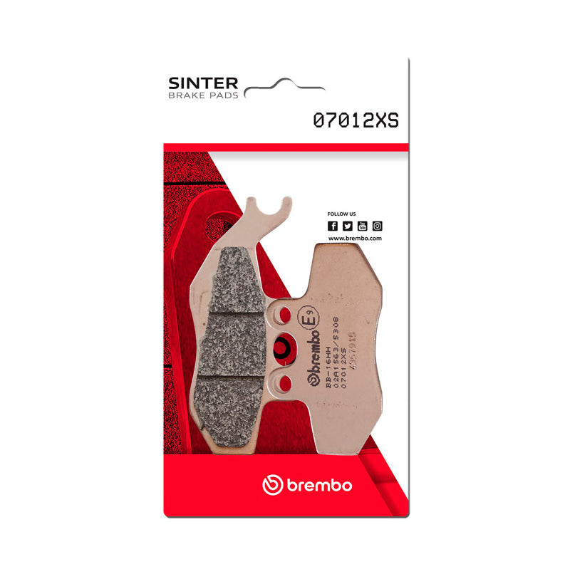 Brembo OE 99-03 Piaggio Vespa GT Hexagon 250cc Sinter Brake Pad - Front 07012XS 07012XS User 1