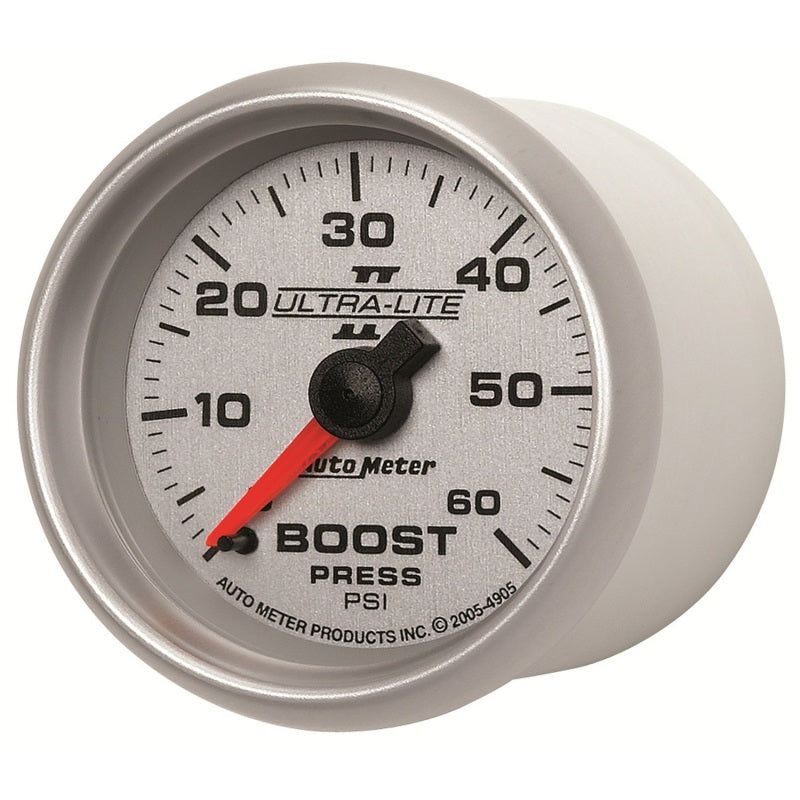 Autometer Gauge, Boost, 2 1/16", 60 PSI, Mechanical, Ultra-Lite II 4905 User 2