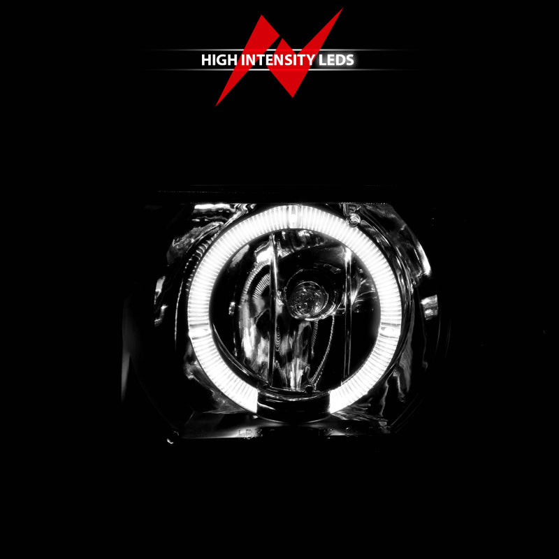 Anzo 1998-2005 Chevrolet S-10 Projector Headlights w/ Halo Black 111015 Photo - Unmounted