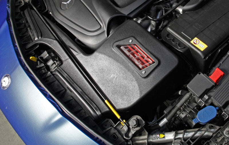 AEM Induction AEM 13-15 Mercedes CLA250 L4 2.5L Silver Cold Air Intake 21-781DS 21-781DS Photo - Mounted
