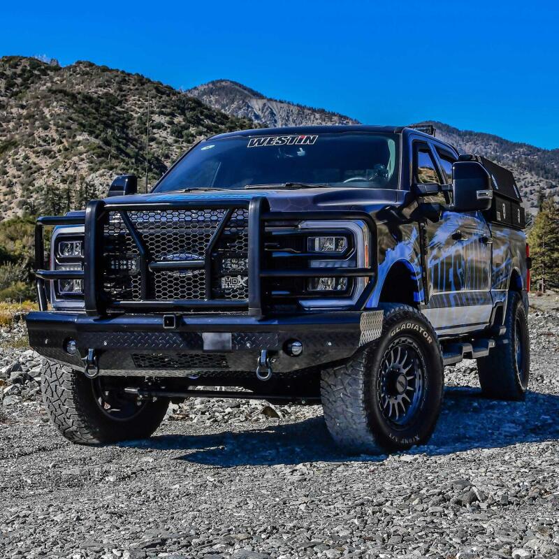 Westin 2023+ Ford F250/F350 HDX Bandit Front Bumper - Textured Black 58-311205 58-311205 Photo - lifestyle view