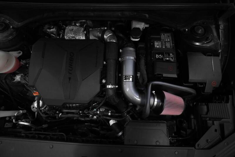 K&N Engineering K&N 2021 Kia Sorento 2.5L F/I Turbo Typhoon Air Intake 69-5328TC 69-5328TC Photo - Mounted