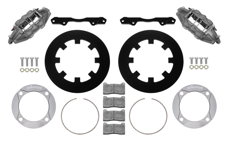Wilwood 2014+ Polaris RZR XP 1000 Front Kit 11.25in - Anodized 140-17044 140-17044 User 1