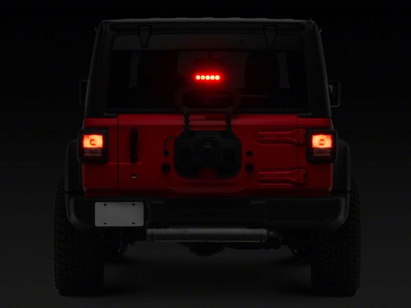 Raxiom 18-23 Jeep Wrangler JL Axial Series LED Third Brake Light- Red J142672-JL J142672-JL Photo - Close Up
