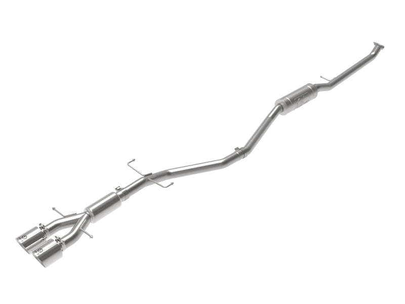 aFe Takeda 2.5in 304SS Cat-Back Exhaust System w/ Polished Tips 17-20 Honda Civic Si Sedan I4 1.5L 49-36619-P 49-36619-P Photo - Primary