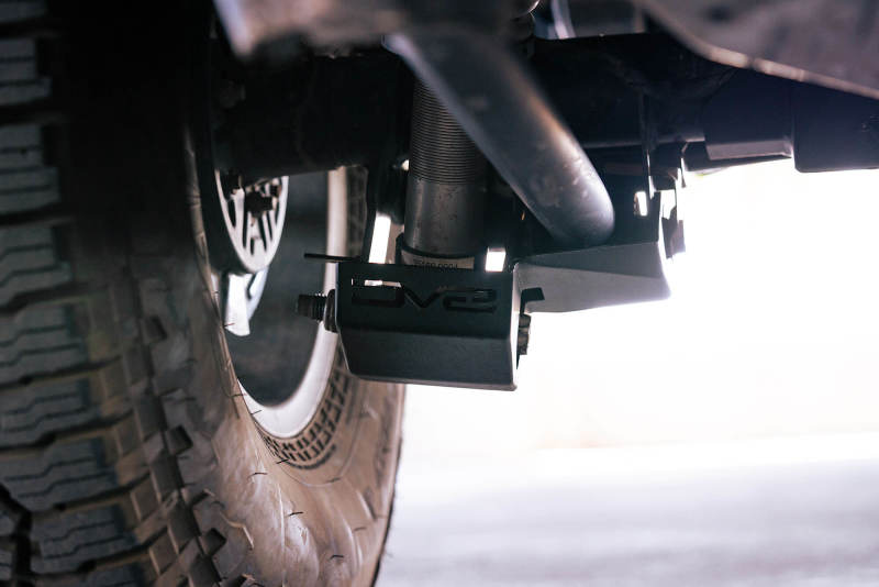 DV8 Offroad 2021-2022 Ford Bronco Rear Shock Guard Skid Plates SPBR-04 SPBR-04 Photo - Unmounted