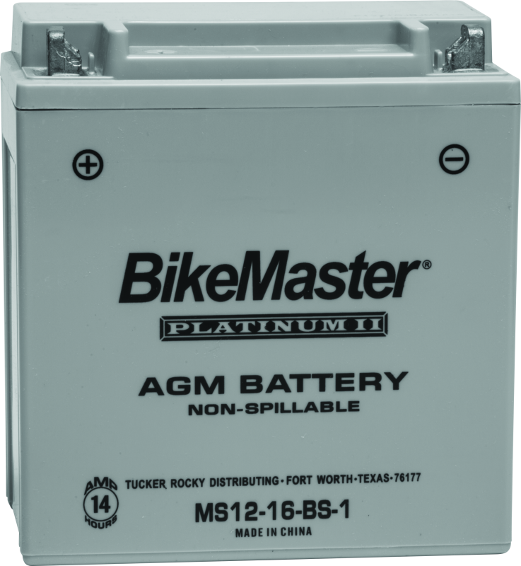 BikeMaster AGM Battery - MS12-16-BS-1 780771 780771 Photo - Primary