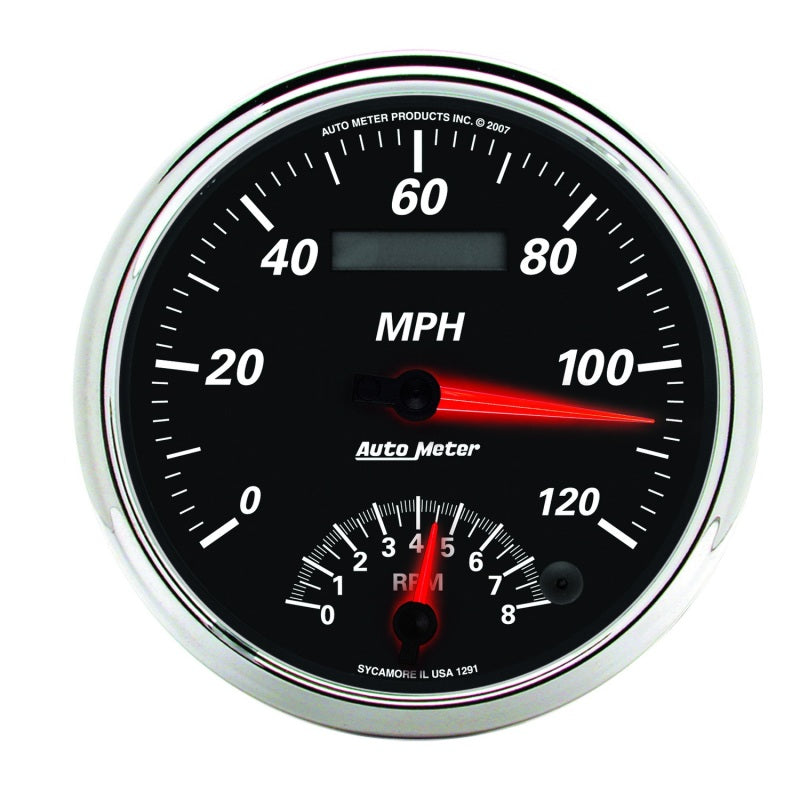 Autometer Tach/Speedo 5" 120mph 8k Rpm Elec DBII 1291 User 1