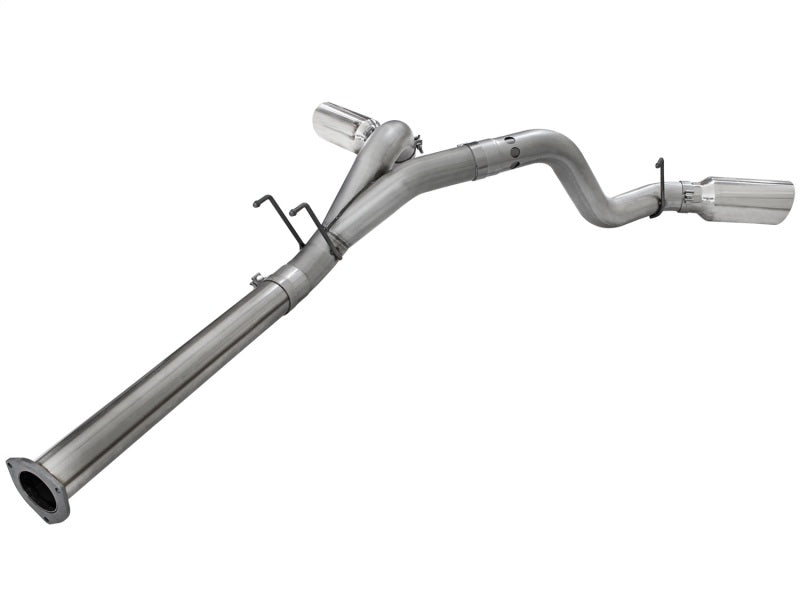 aFe POWER 49-43065-P Large Bore-HD 4" 409 SS DPF-Back Exhaust System 49-43065-P Photo - Unmounted