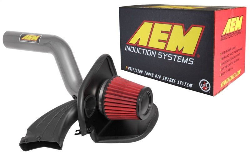 AEM Induction AEM 16-18 Ford Focus RS L4-2.3L F/I Gunmetal Gray Cold Air Intake 21-852C 21-852C Photo - Unmounted