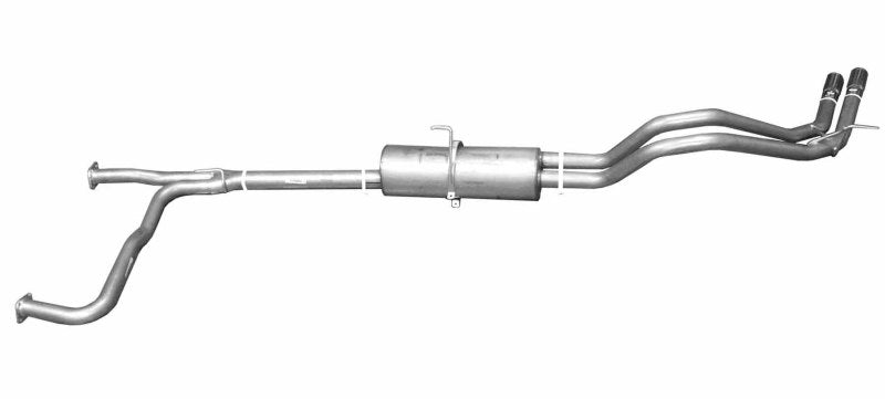 Gibson 04-10 Nissan Titan LE 5.6L 2.5in Cat-Back Dual Sport Exhaust - Stainless 68300 68300 Photo - Primary
