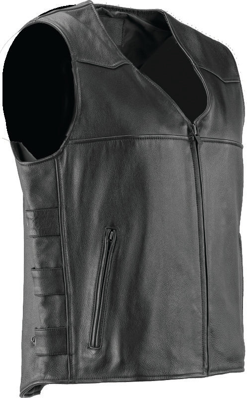 Kuryakyn Leather By River Road Plains Leather Vest Black - Small 094405 094405 User 1