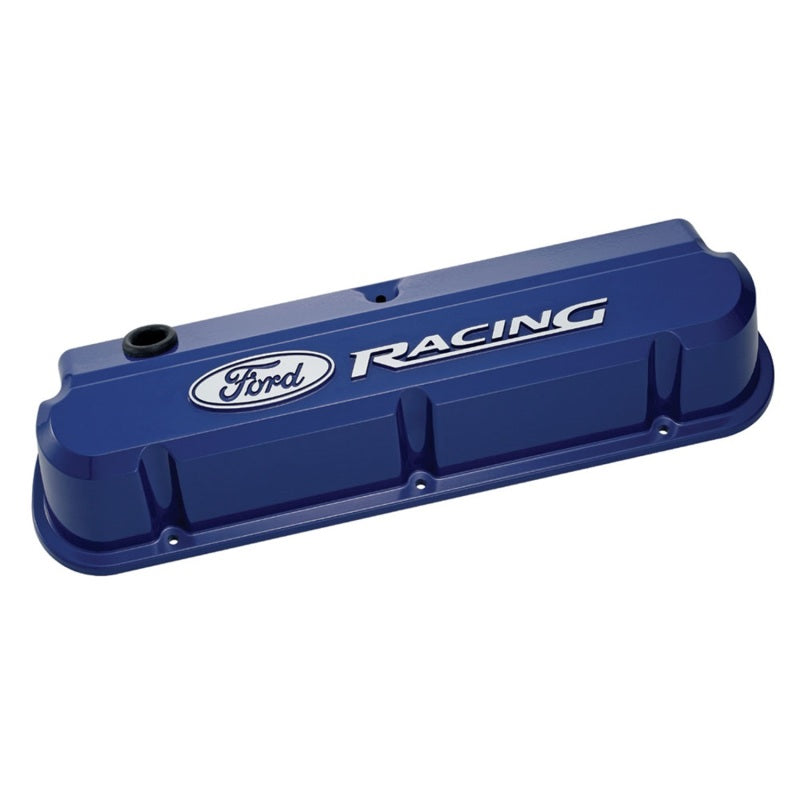 Ford Slant Edge Valve Cover Set w/Ford Racing Logo FRD302-136 302-136 Photo - Primary