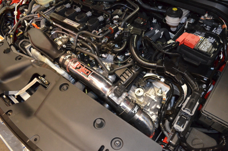 Injen 2016 Honda Civic 1.5L Turbo 4Cyl Wrinkle Red Cold Air Intake w/MR Tech SP1573WR SP1573WR Photo - Mounted