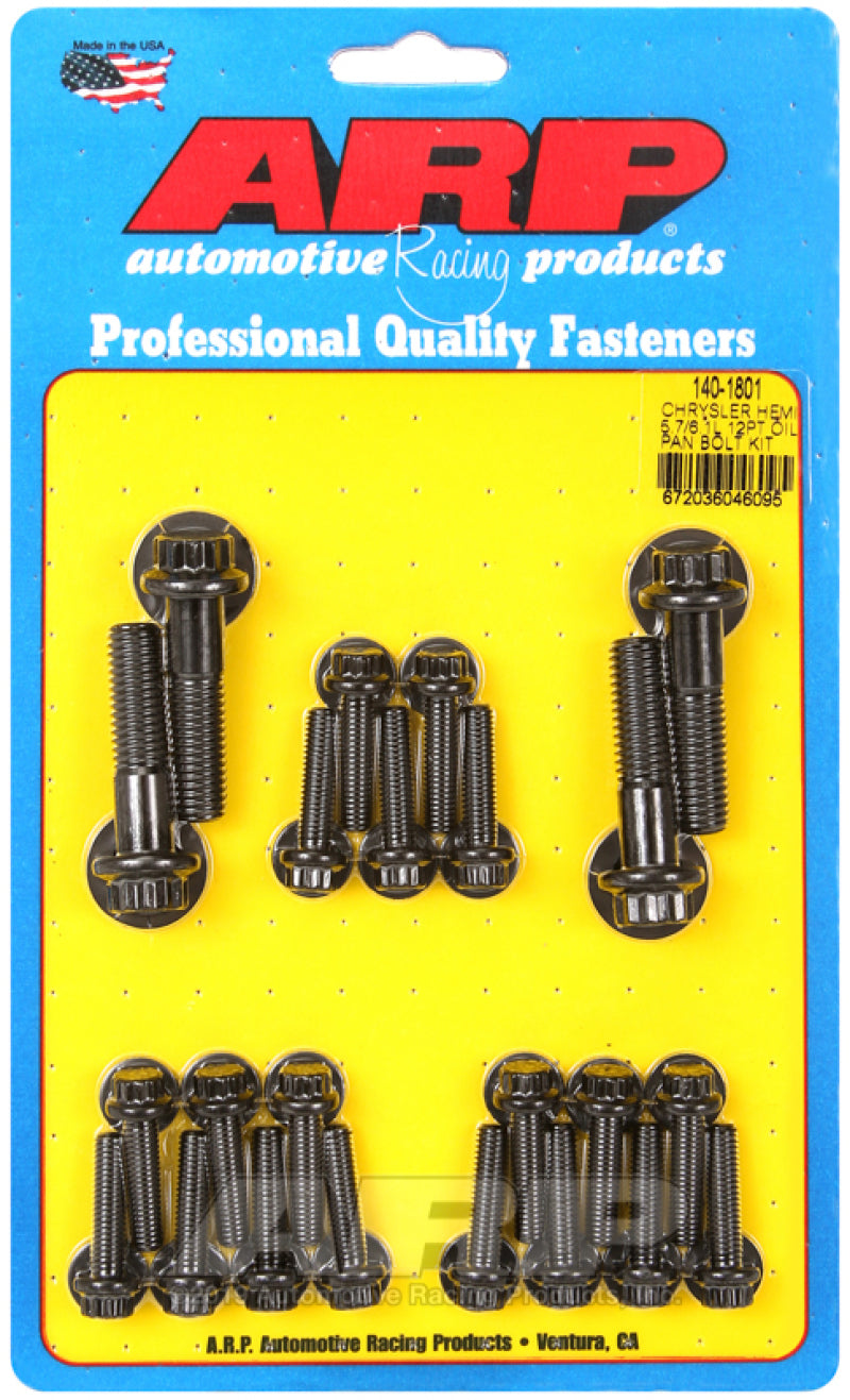 ARP Oil Pan Bolt Kit Chrysler Hemi 5.7/6.1L 140-1801 User 1