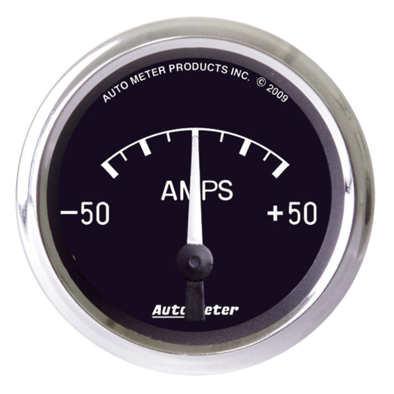 AutoMeter Gauge Ammeter 2-1/16in. 50A Electric Cobra 201012 201012 Photo - Primary