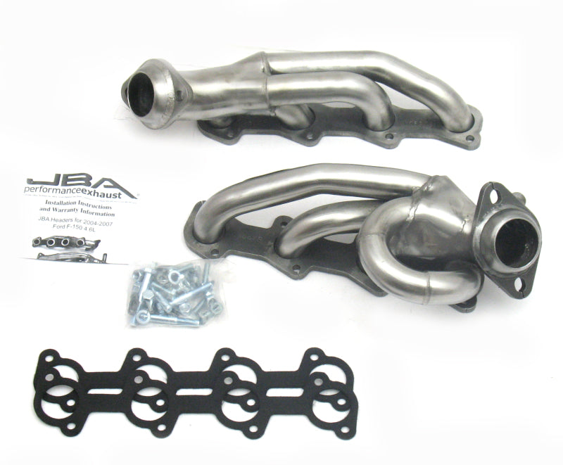 JBA 04-08 Ford F-150 4.6L 2V 1-1/2in Primary Raw 409SS Cat4Ward Header 1687S 1687S Photo - Primary