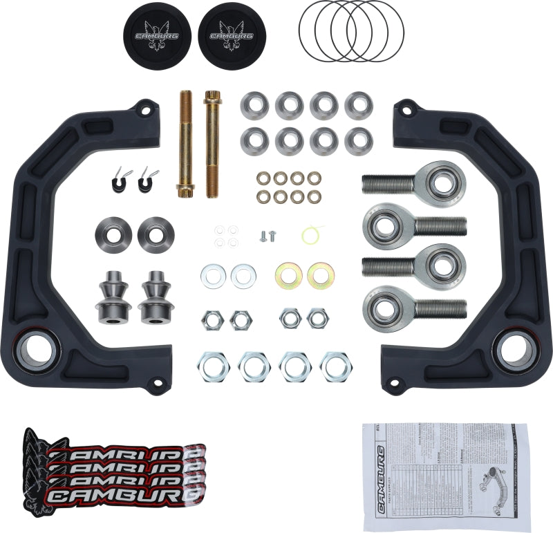 Camburg 03-21 Toyota Prado 120/150 KINETIK V2 Performance Billet Uniball Upper Arms CAM-310192-GRY CAM-310192-GRY Photo - out of package