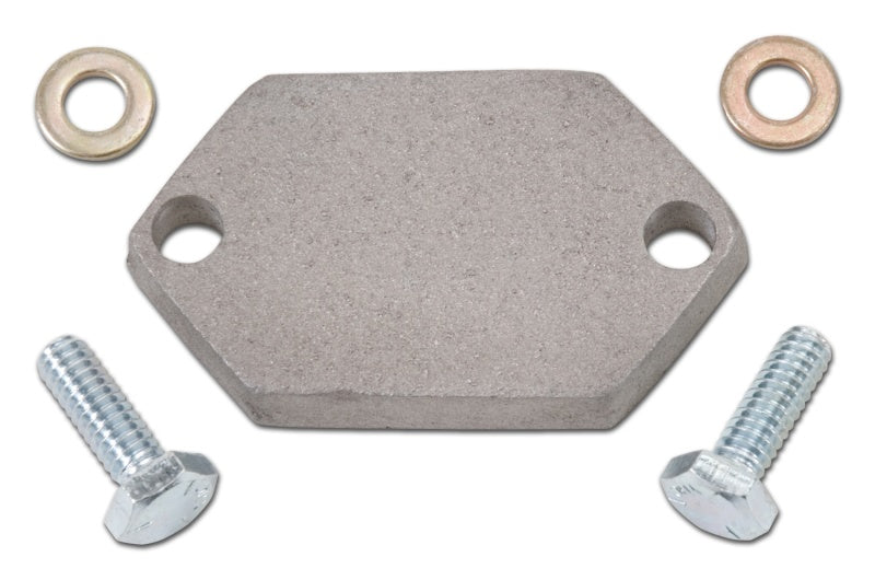 Edelbrock Replacement Choke Block-Off Plate for #3771 Ford 351-M/400 8971 Photo - Primary