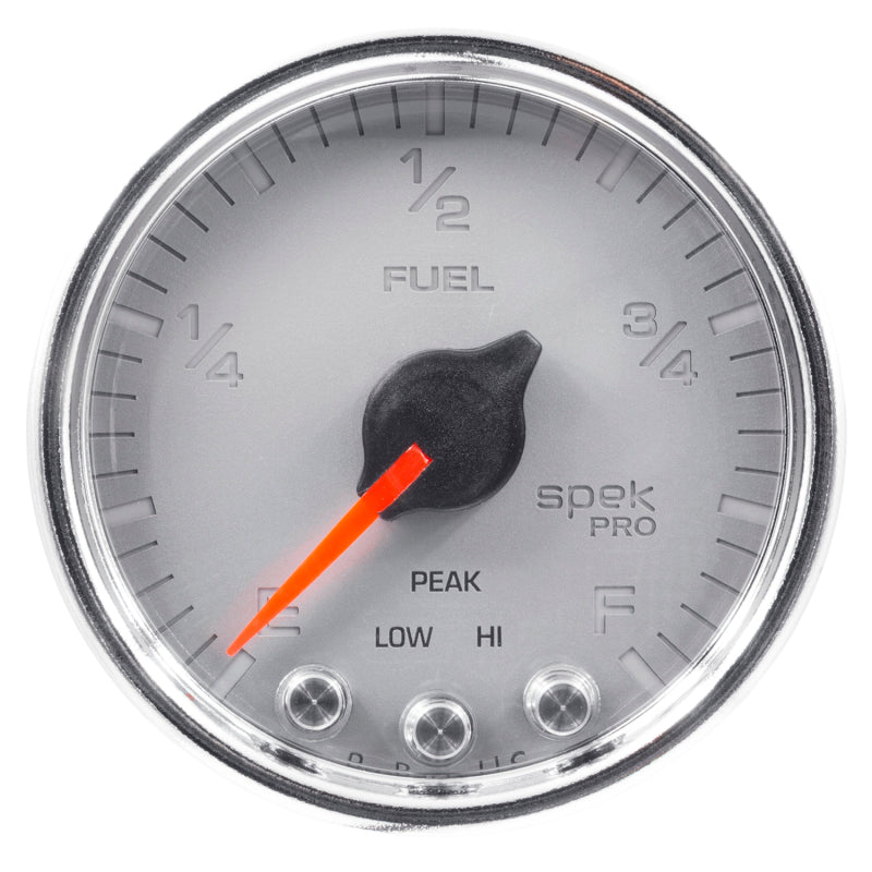 Autometer Gauge, Fuel Level, 2 1/16", 0-270 Programmable, Slvr/Chrm, Spek-Pro P31221 User 2