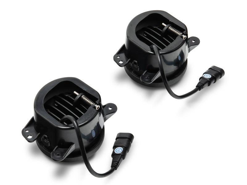 Raxiom 07-22 Jeep Wrangler JK/JL Axial Series Tri-Bar LED Fog Lights- White J130811 J130811 Photo - Close Up