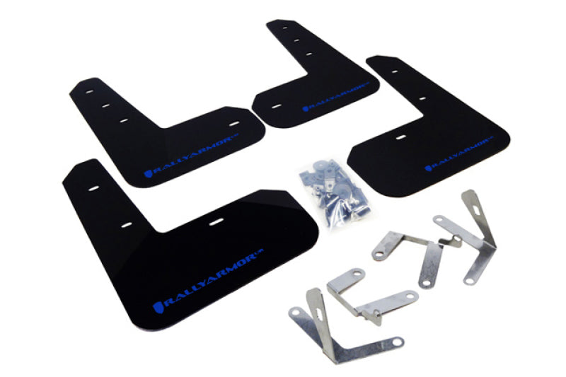 Rally Armor Mud Flap Blue Logo - FR-S BRZ MF23-UR-BLK/BL Photo - Primary