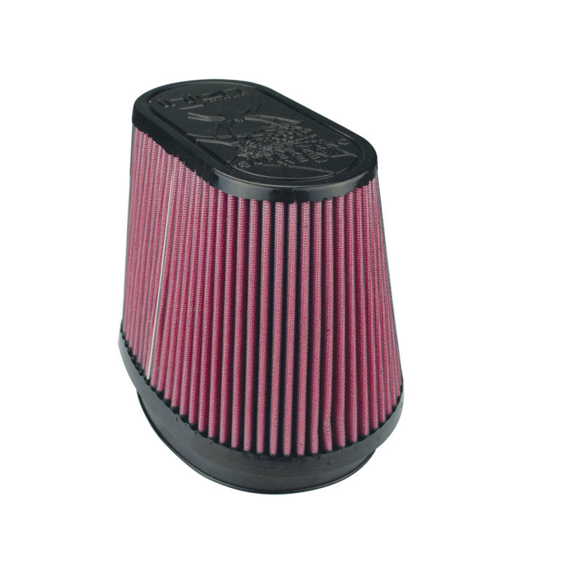Injen 8-Layer Oiled Cotton Gauze Air Filter 8.5x9.0in Oval ID / 7.0in Height / 4.0x8.0in Top X-1023-BR X-1023-BR Photo - out of package