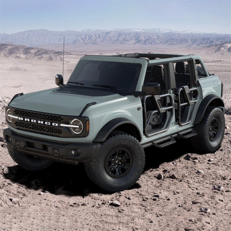 Ford Racing 21-23 Bronco 4 Door Off-Road Hoop Steps M-16450-BH4 M-16450-BH4 Photo - Mounted